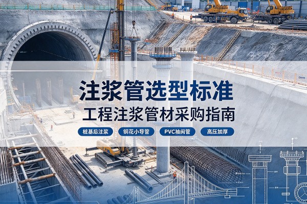 延平注浆管选型标准