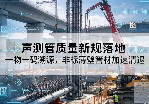 延平声测管质量新规落地，一物一码溯源，非标薄壁管材加速清退